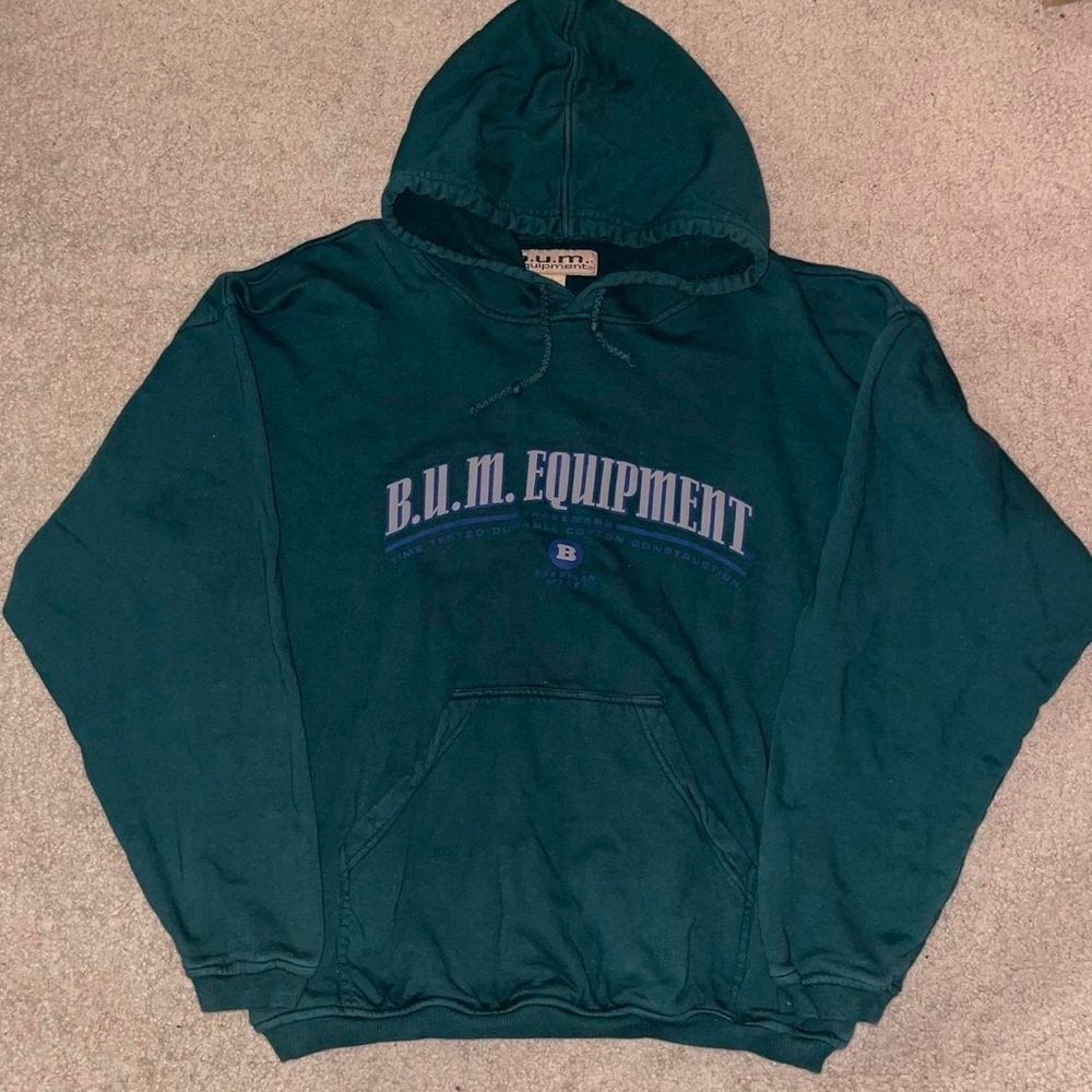 Vintage BUM B.U.M. Equipment American Made sweatshirt hoodie